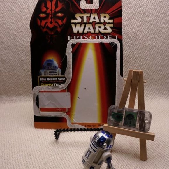 Star Wars 1998  R2D2 action figure with CommTech chip - Picture 1 of 5